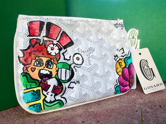 Goyard Paris Sénat Mini Pouch Customized By Leaf