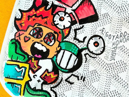 Goyard Paris Sénat Mini Pouch Customized By Leaf