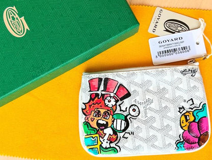 Goyard Paris Sénat Mini Pouch Customized By Leaf