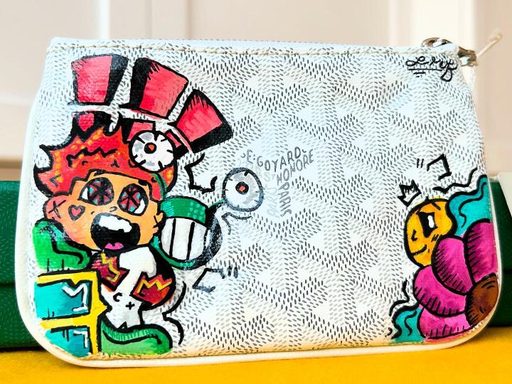 Goyard Paris Sénat Mini Pouch Customized By Leaf