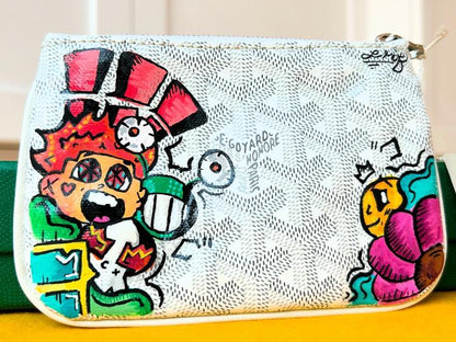 Goyard Paris Sénat Mini Pouch Customized By Leaf